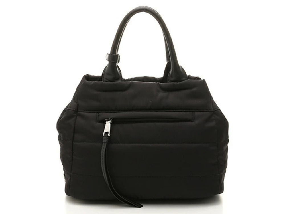 Prada Tote Tessuto Saffiano Bag Black Calfskin